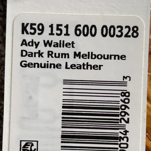 NWT Brahmin Ady Wallet Dark Rum Melbourne Leather Wallet